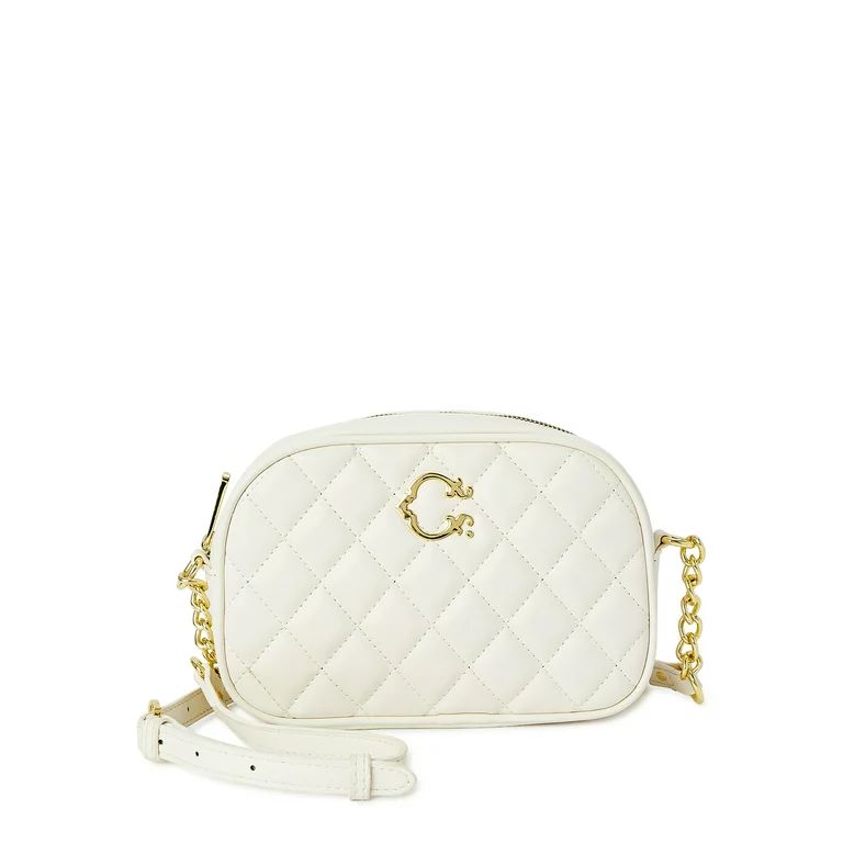 C. Wonder Women's Talia Small Camera Crossbody Bag, White - Walmart.com | Walmart (US)