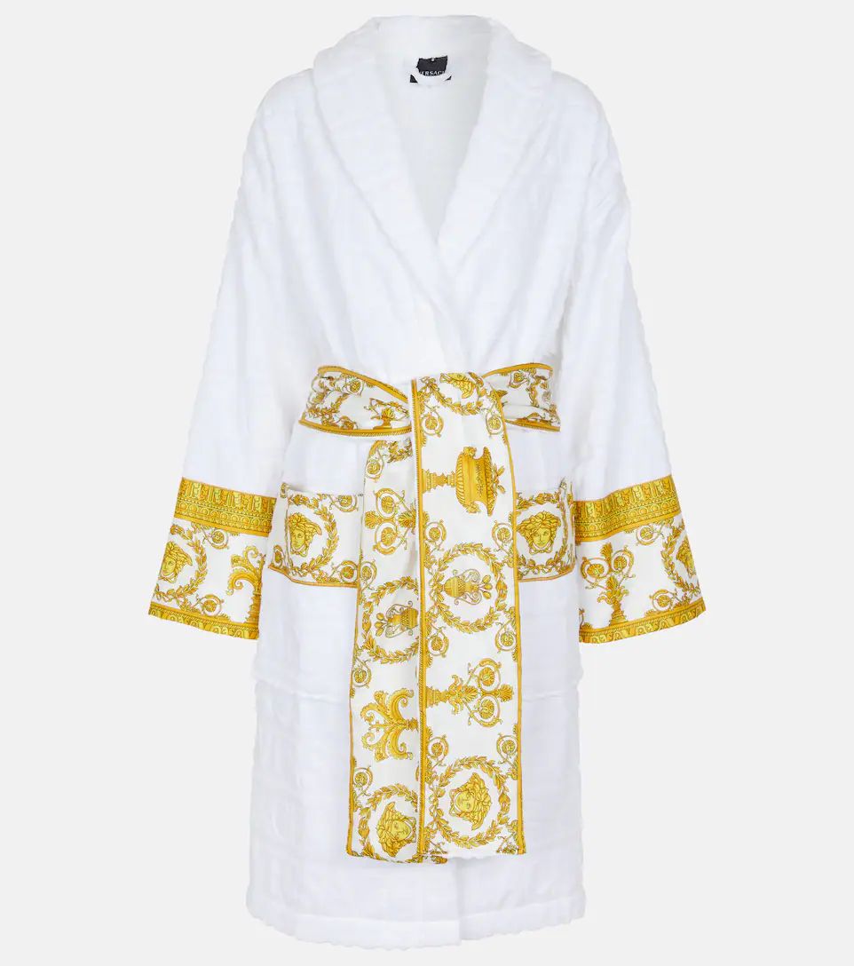 Baroque cotton bathrobe | Mytheresa (FR)