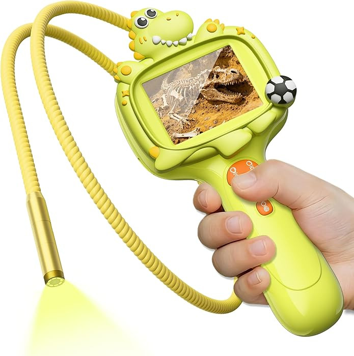 Dinosaur Borescope Snake Camera Toy: Kids Outdoor Toy Kits, Camping Exploration Portable Toy with... | Amazon (US)