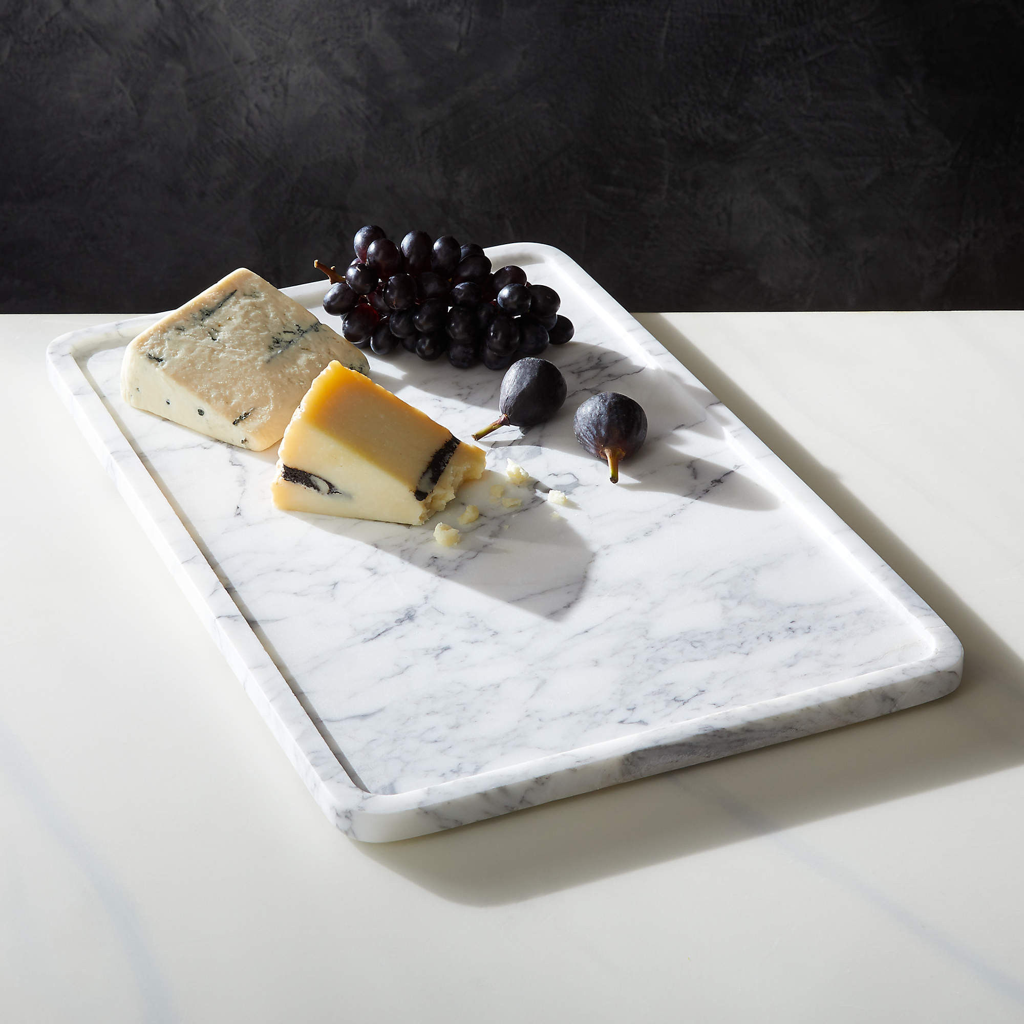 Rectangular Marble Serving Tray by Jennifer Fisher + Reviews | CB2 | CB2