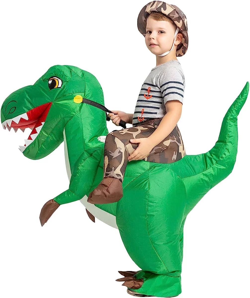 GOOSH 48 inch Inflatable Dinosaur Costume for Kids, Kids Halloween Costume for Boys Girls, Funny ... | Walmart (US)