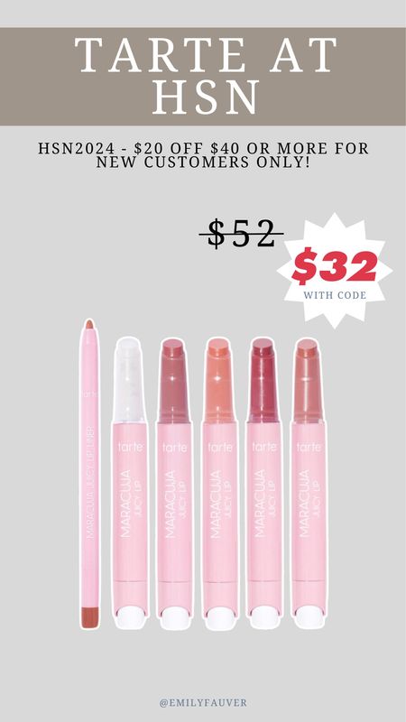 Tarte Juicy  Lips!

Code HSN2024 for $10 off $20 or more for new customers only

Regular $52
Sale $42
With code $32

@HSN @tartecosmetics #HSNInfluencer #LoveHSN #ad

#LTKsalealert #LTKbeauty
