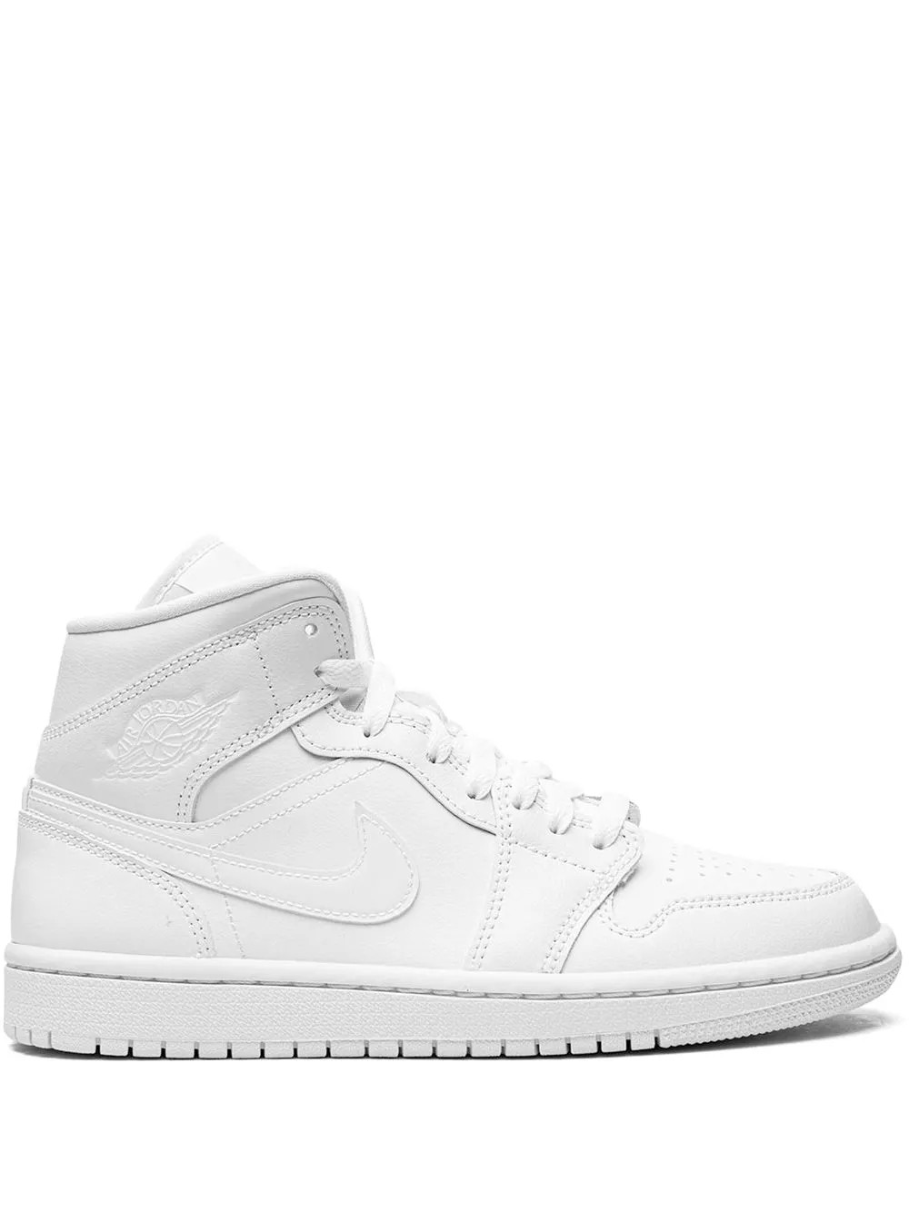 Jordan Air Jordan 1 Mid "Triple White 2022" Sneakers | White | FARFETCH | Farfetch Global