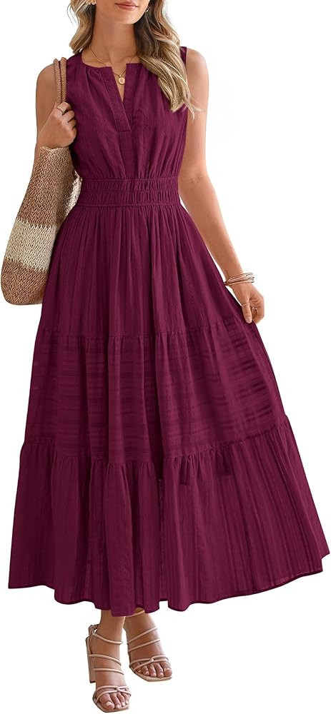 BTFBM Womens Summer Casual Midi Maxi Dress 2026 | Amazon (US)
