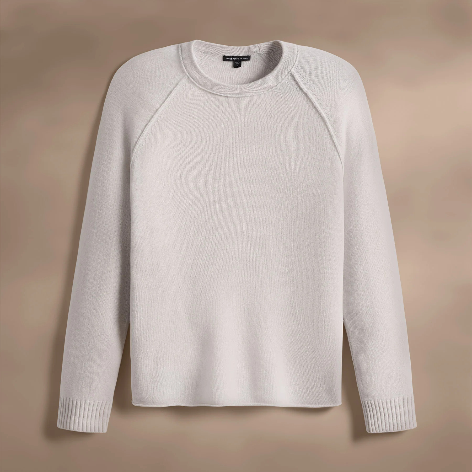 Recycled Cashmere Raglan Crew | James Perse (US)