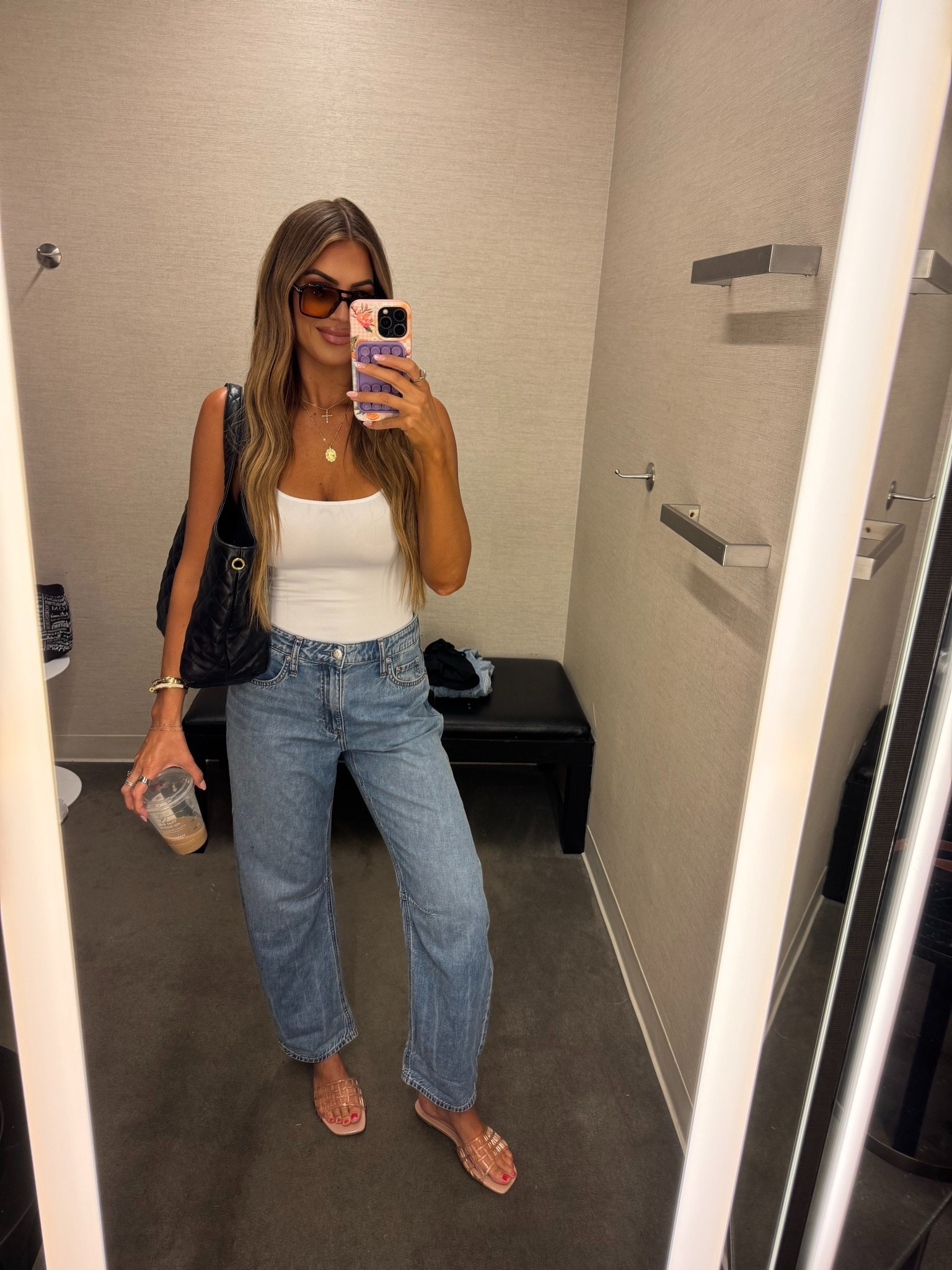 wearing a 27 in the jeans #nsale linked my bag available in brown!

#LTKSaleAlert