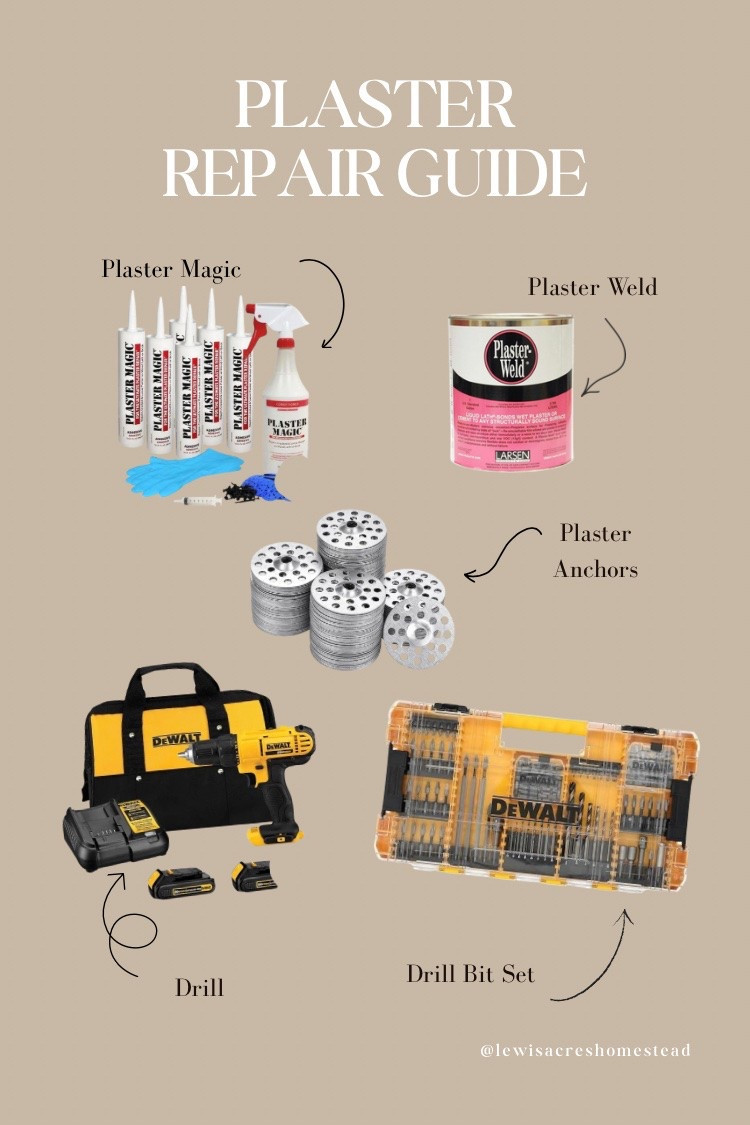 This plaster guide includes all the tools you need to DIY your own plaster.
