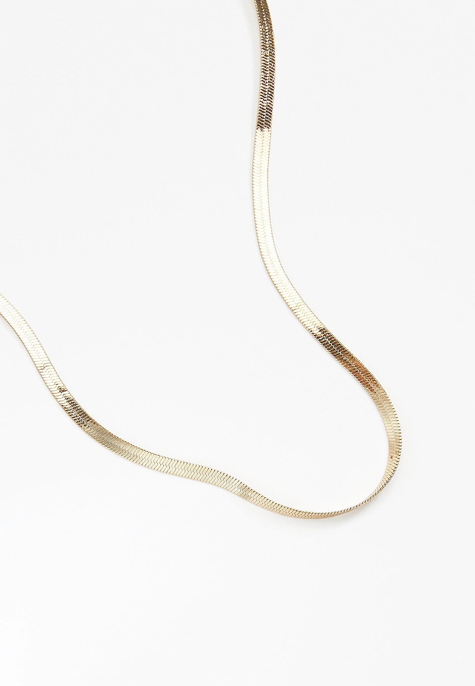 14k Gold Plated Snake Chain Necklace | Maurices