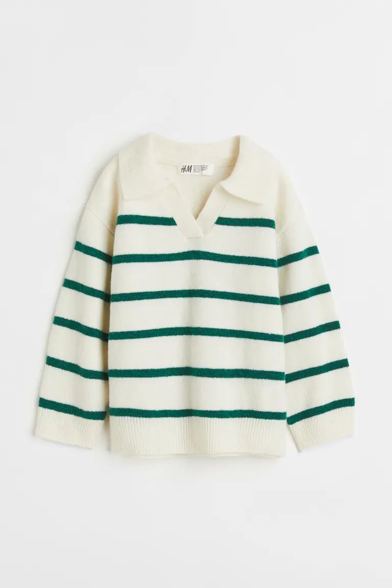 Fine-knit Collared Sweater | H&M (US + CA)