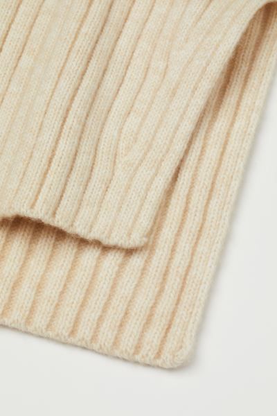Turtleneck Sweater Vest - Light beige melange - Ladies | H&M US | H&M (US)