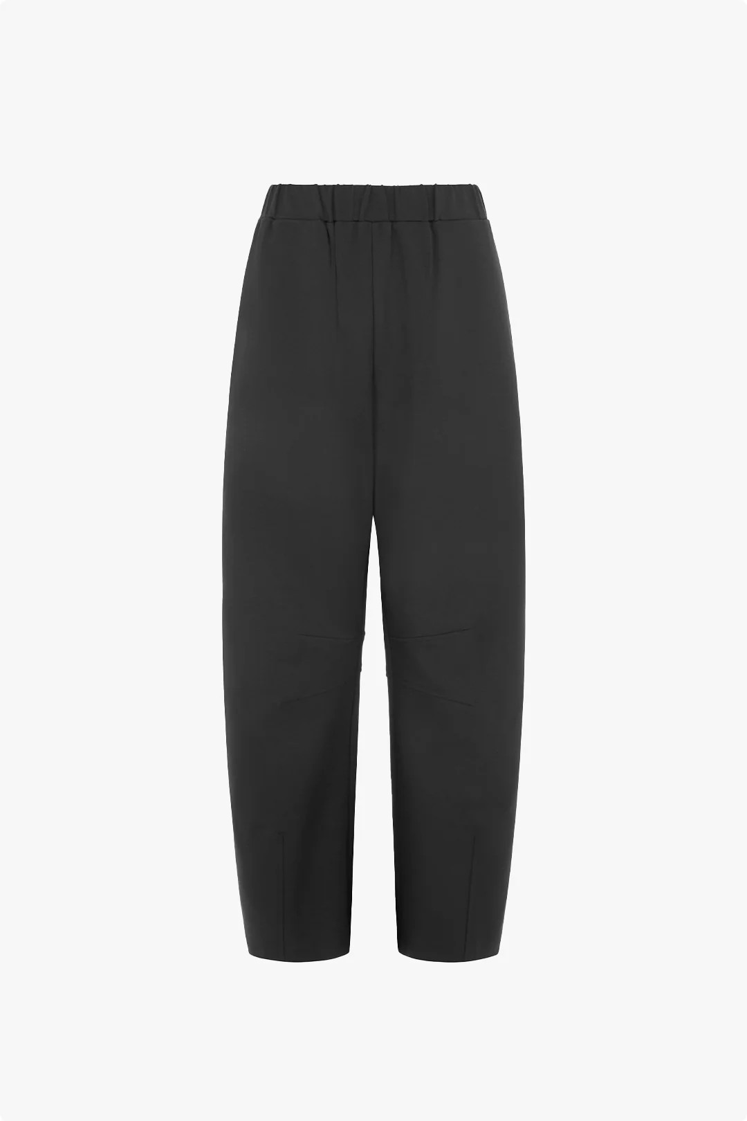 ALIGNE Ponte Barrel Leg Trouser - Black | Markus | Aligne UK