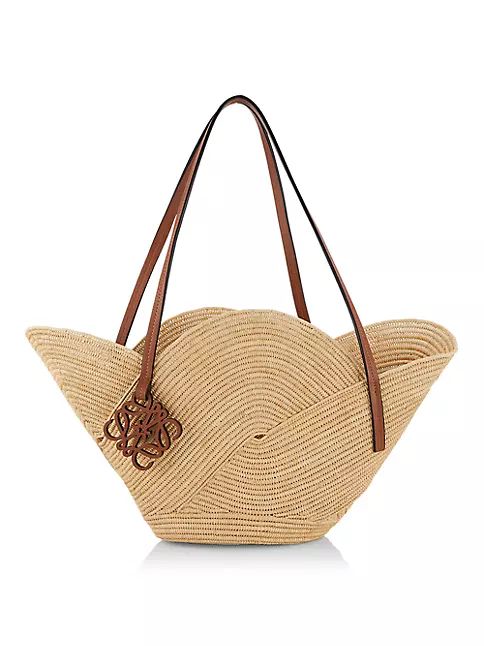 LOEWE x Paula's Ibiza Petal Raffia Basket Bag | Saks Fifth Avenue