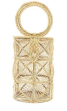 Kaanas Galapa Cylinder Bag in Natural from Revolve.com | Revolve Clothing (Global)