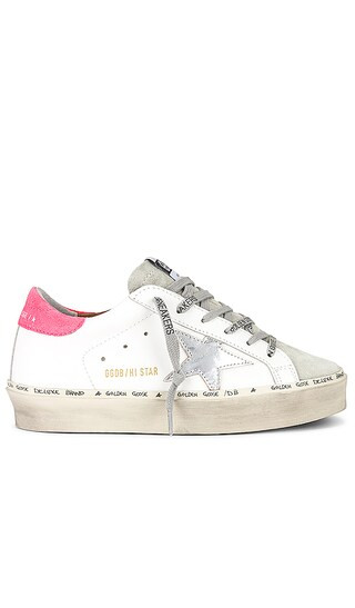 Hi Star Sneaker in White, Ice, Silver, & Lobster Fluorescent | Revolve Clothing (Global)