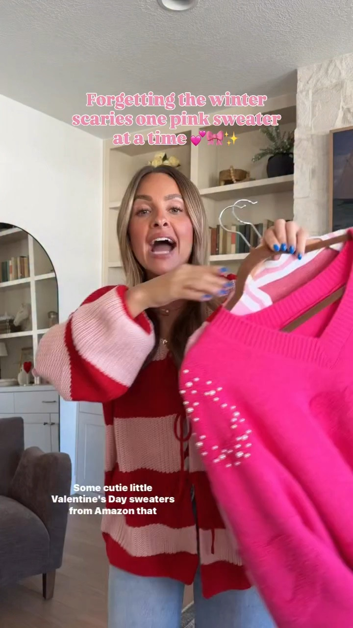 Cute valentines themed sweaters from Amazon 🎀💕 Amazon fashion. Winter fashion. Affordable winter fashion. Colorful winter fashion. What I’m wearing this January. Cute fashion finds from Amazon. #amazonfashion #amazonfashionfinds #amazonhaul

#LTKootd #LTKValentine #LTKgrwm