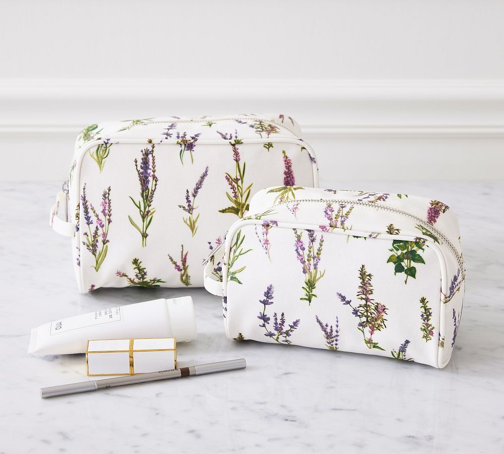 Monique Lhuillier Provence Cosmetic Bag - Set of 2 | Pottery Barn (US)
