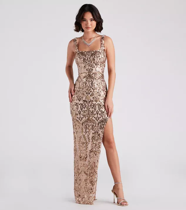 Kinsley Formal Sequin Mermaid Dress