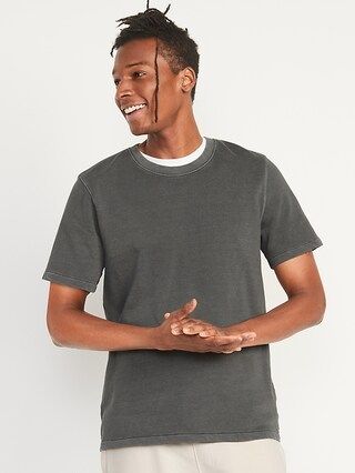 Garment-Dyed French Terry Short-Sleeve Sweatshirt for Men | Old Navy (US)