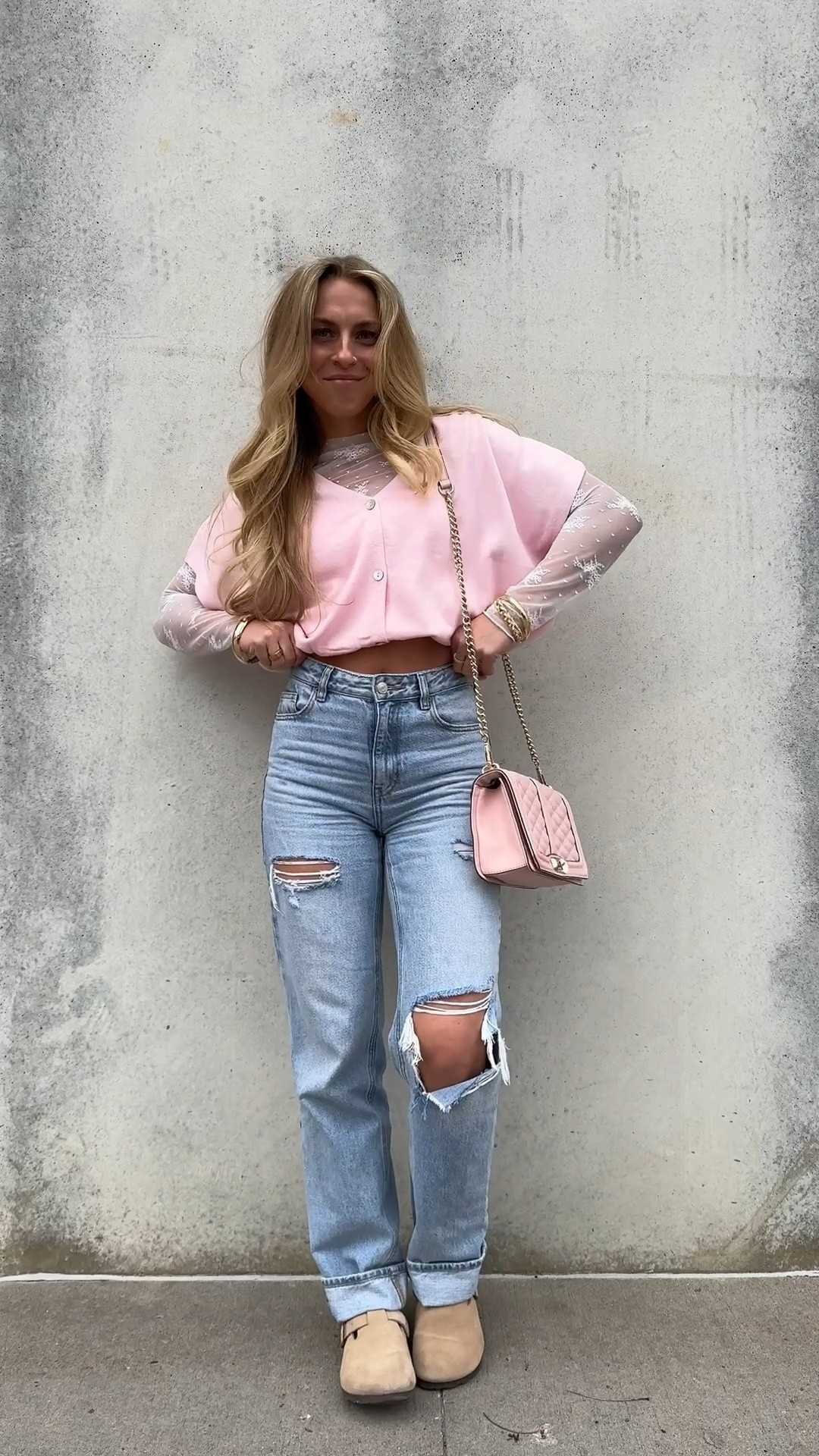 spring ootd 🌸👖✨

#springoutfit #springfashion #pinksweater #amazonfashion #layering #casualootd #casualoutfit #summerstyle 

#LTKStyleTip #LTKSeasonal #LTKFindsUnder100