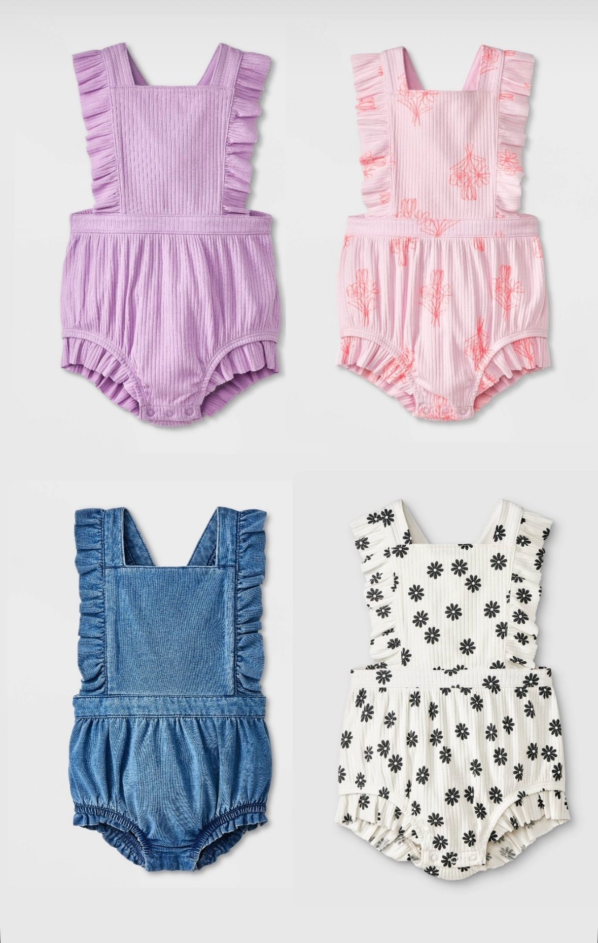 Baby Girls Ruffle Romper on Sale for $7.50🩷

#LTKKids #LTKWatchNow #LTKBaby