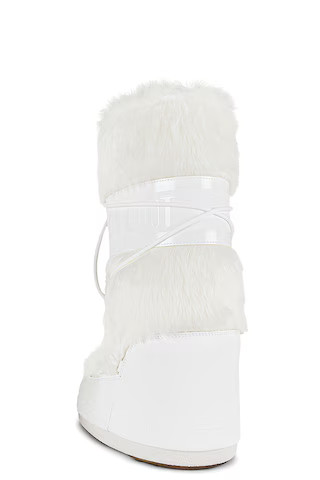 Icon Faux Fur Boot in Optical White | Revolve Clothing (Global)