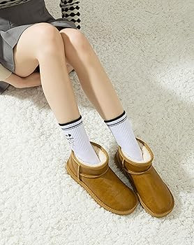 Yawlsow Pilates Grip Socks for Women Yoga Grippy Socks Cute Barre Non Skid Athletic Crew Sticky S... | Amazon (US)