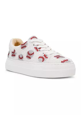 Betsey Johnson Women's Sidny Rhinestone Sneakers, 8.5M | Belk
