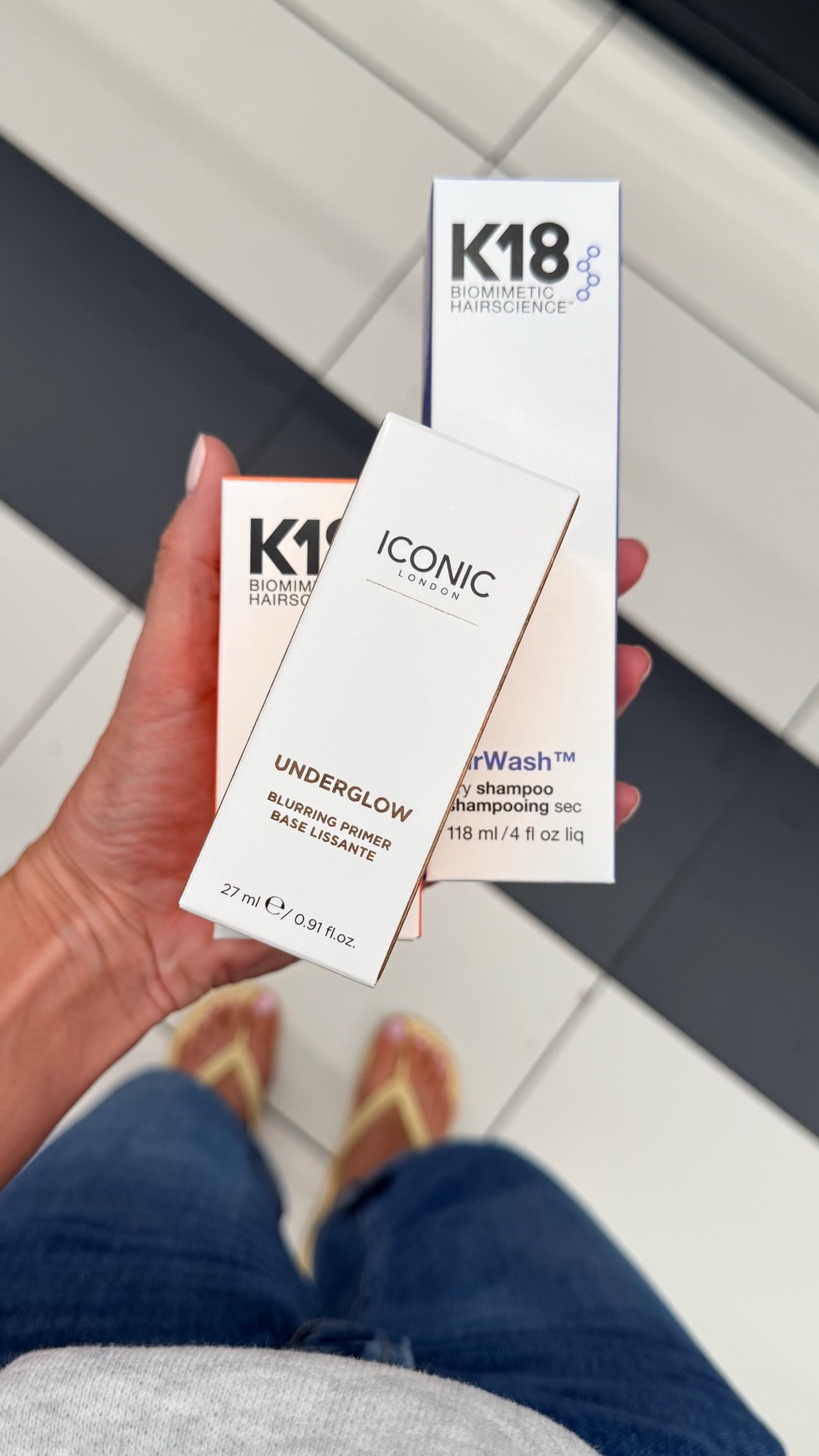refills! 

@k18 is the greatest! love the conditioner to smooth, condition + nourish. the dry shampoo is insane AND i use it as a texture spray too! 

the iconic london blurring primer gives an airbrushed glow! ✨