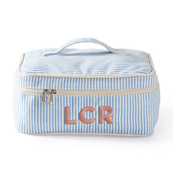 Pinstripe Travel Case | Mark and Graham