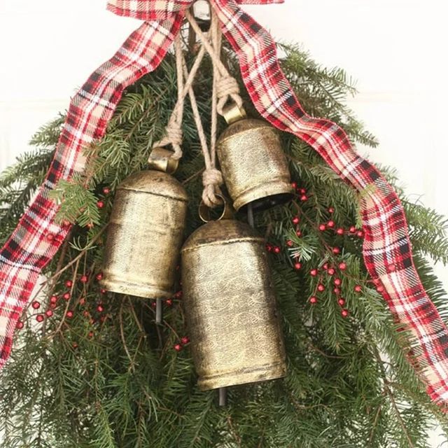 VerPetridure Christmas Bell Ornaments 2023 Xmas Tree Hanging Decorations Large Size Metal Love Be... | Walmart (US)