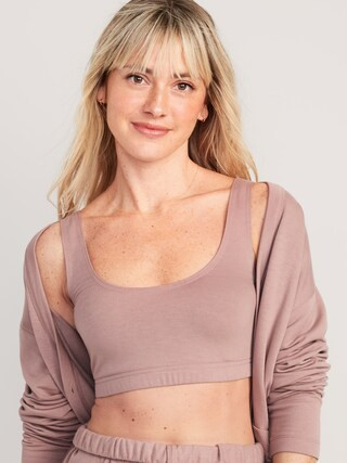 Fleece Lounge Bralette Top for Women | Old Navy (US)