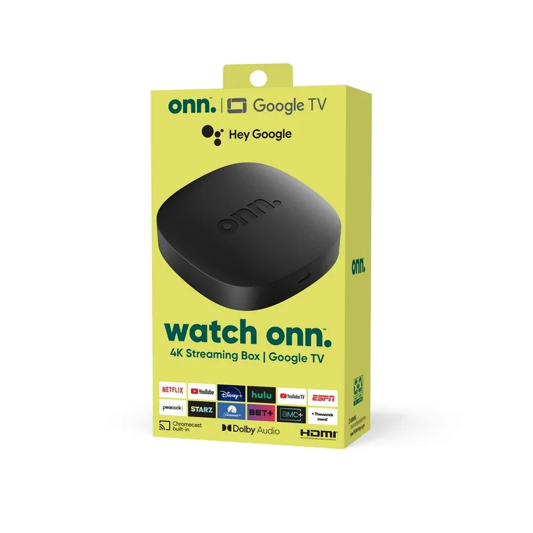 onn. Google TV 4K Streaming Box (New, 2023), 4K UHD resolution | Walmart (US)