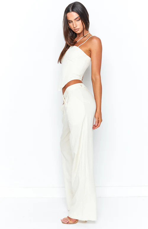Lioness La Quinta Off White Pant | Beginning Boutique (AU)