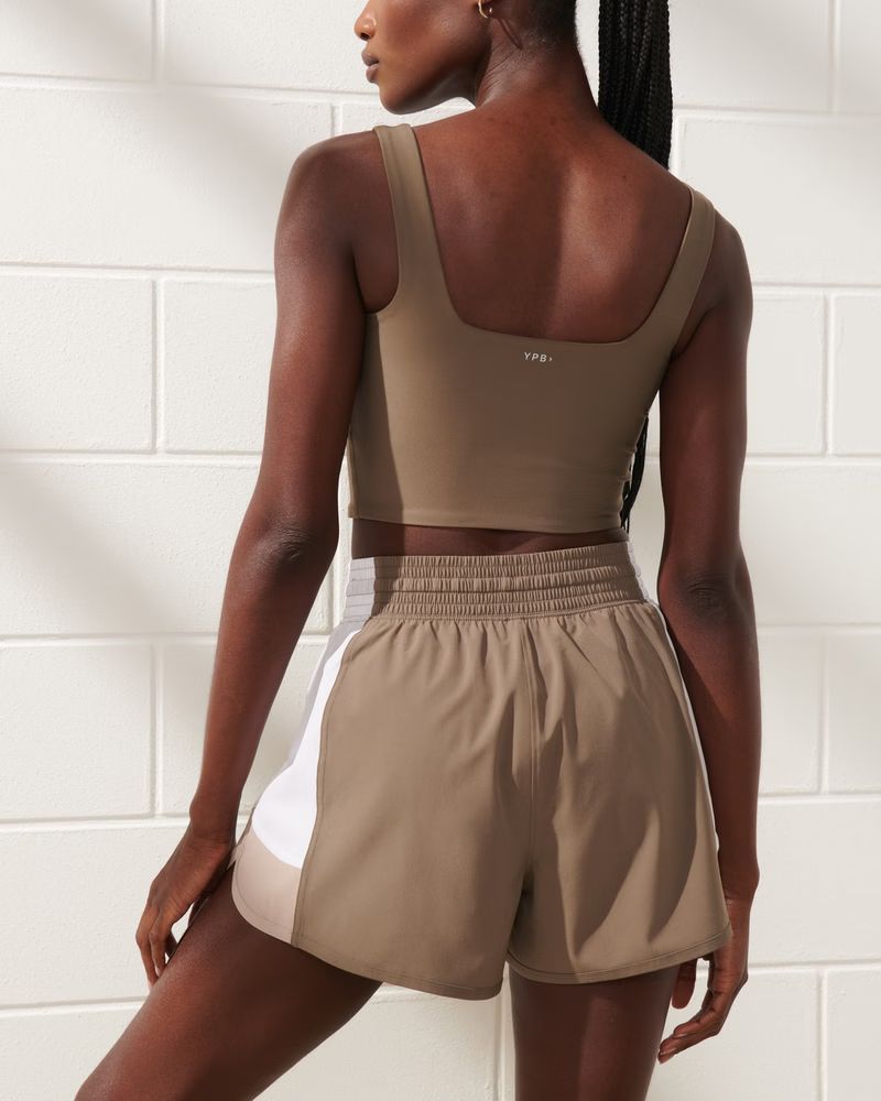 YPB sculptLUX Squareneck Slim Tank | Abercrombie & Fitch (US)