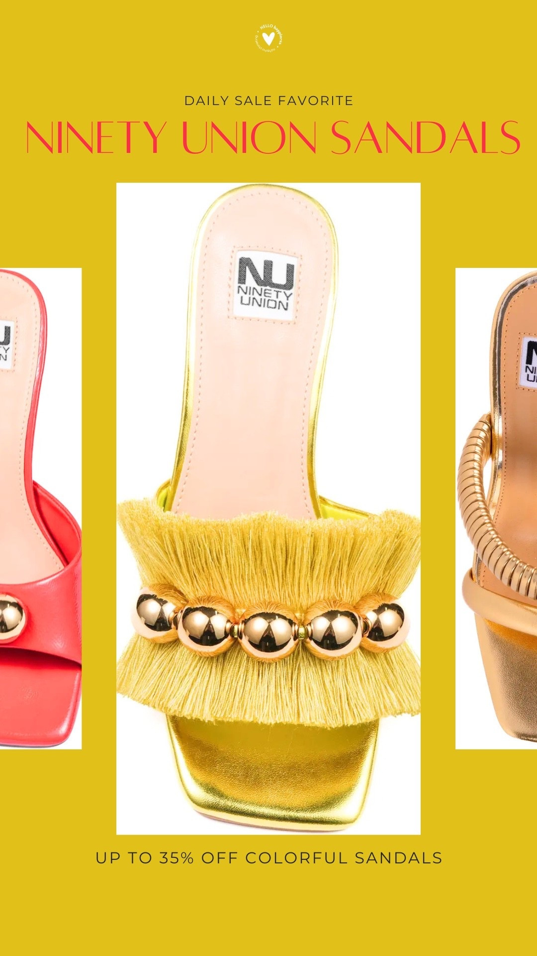 Stepping into savings 👡✨ Ninety Union sandals are up to 35% OFF right now! The perfect pairs for spring + summer outfits—don’t wait on these 💛

#LTKSaleAlert #LTKSeasonal #LTKWorkwear