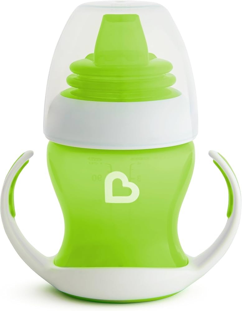Munchkin® Gentle™ Transition Sippy Trainer Cup, 4 Ounce, Green | Amazon (US)