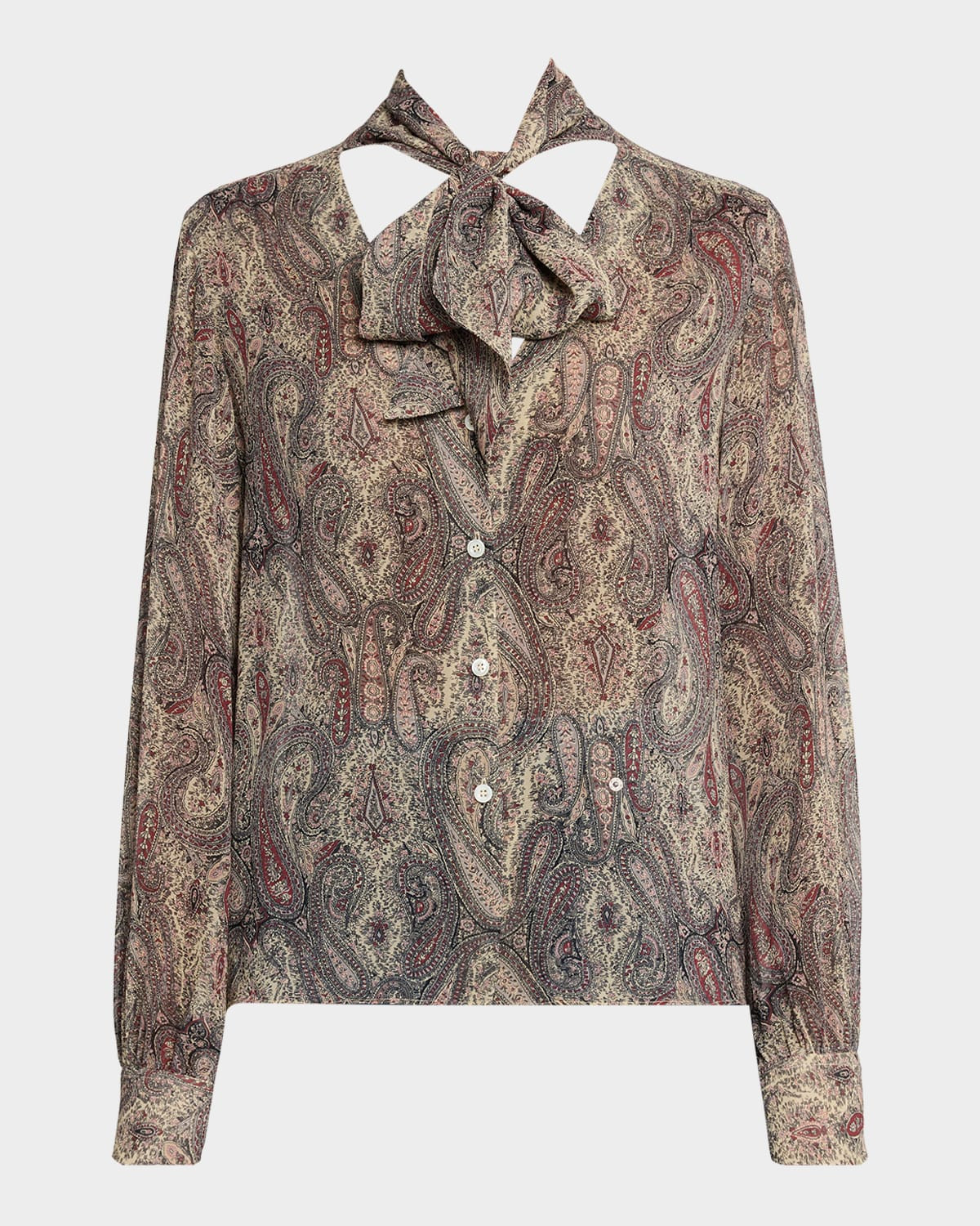 The Paisley Silk Blouse | Neiman Marcus