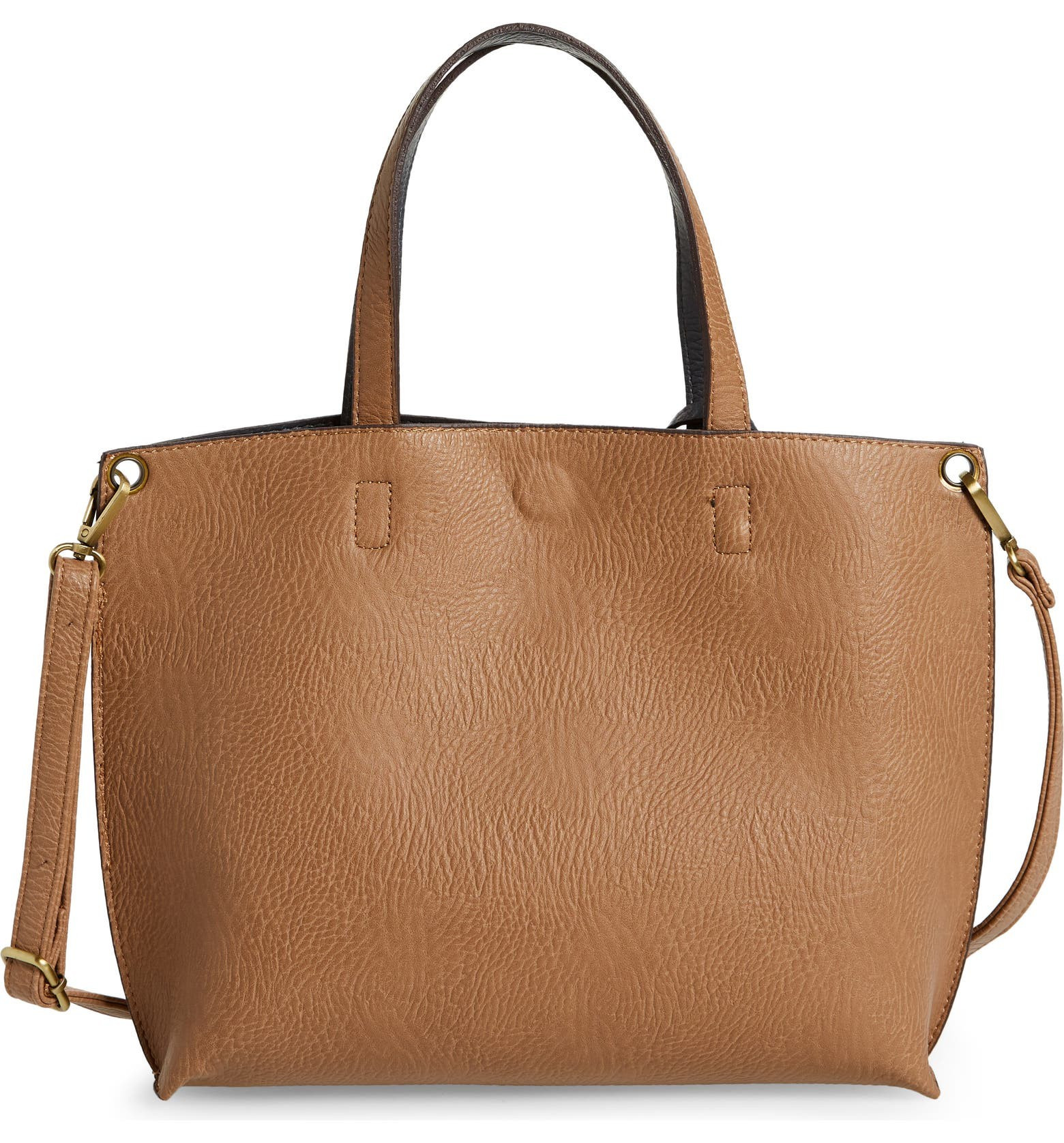 Mini Reversible Faux Leather Tote & Wristlet | Nordstrom