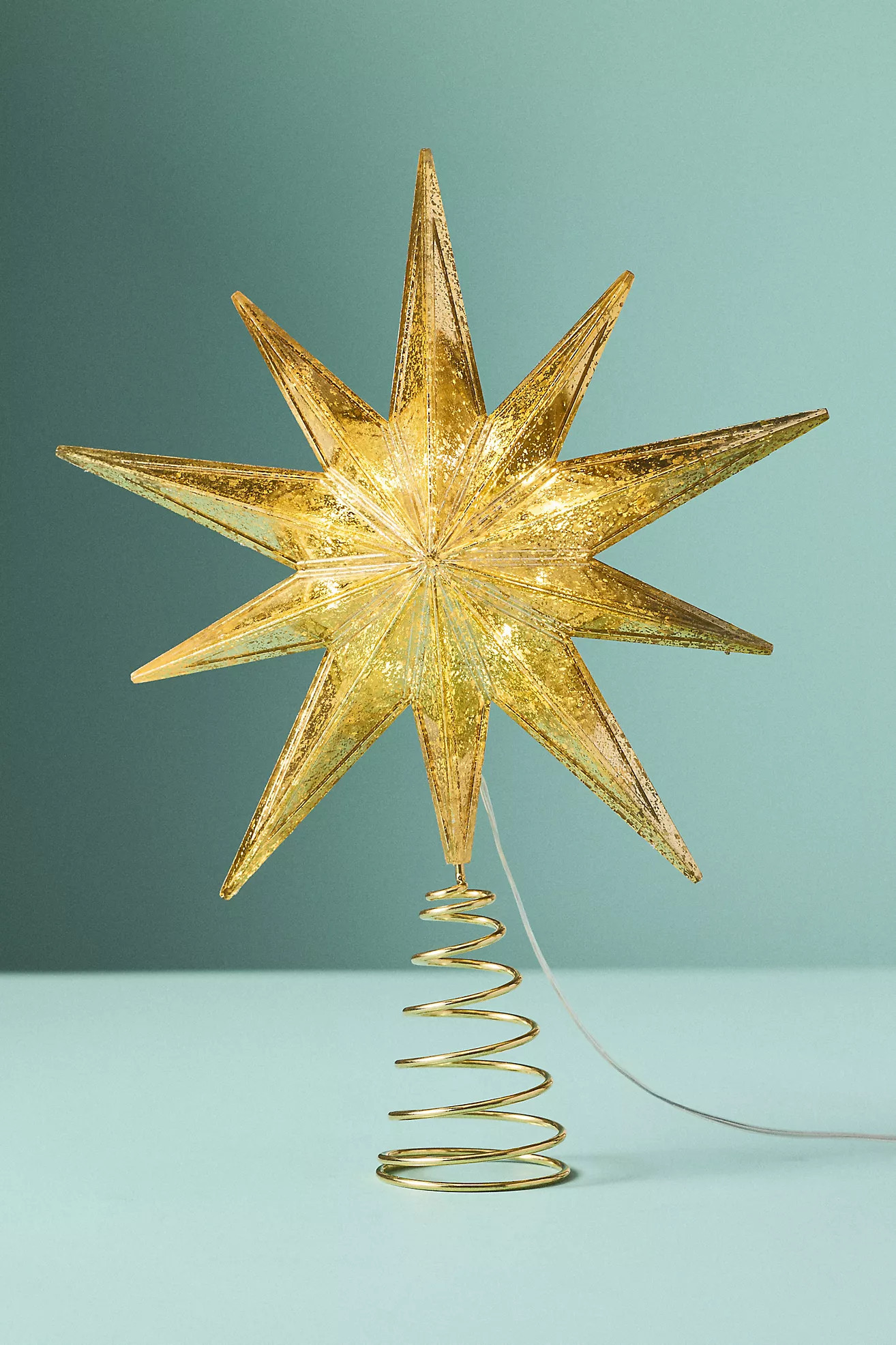 Bright Star Light-Up Tree Topper | Anthropologie (US)