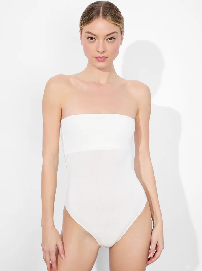 NAOMI STRAPLESS BODYSUIT | Alice + Olivia