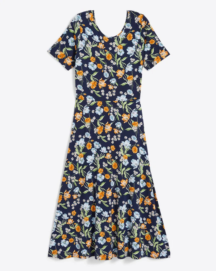 Tammy T-Shirt Dress in Spring Blooms | Draper James (US)