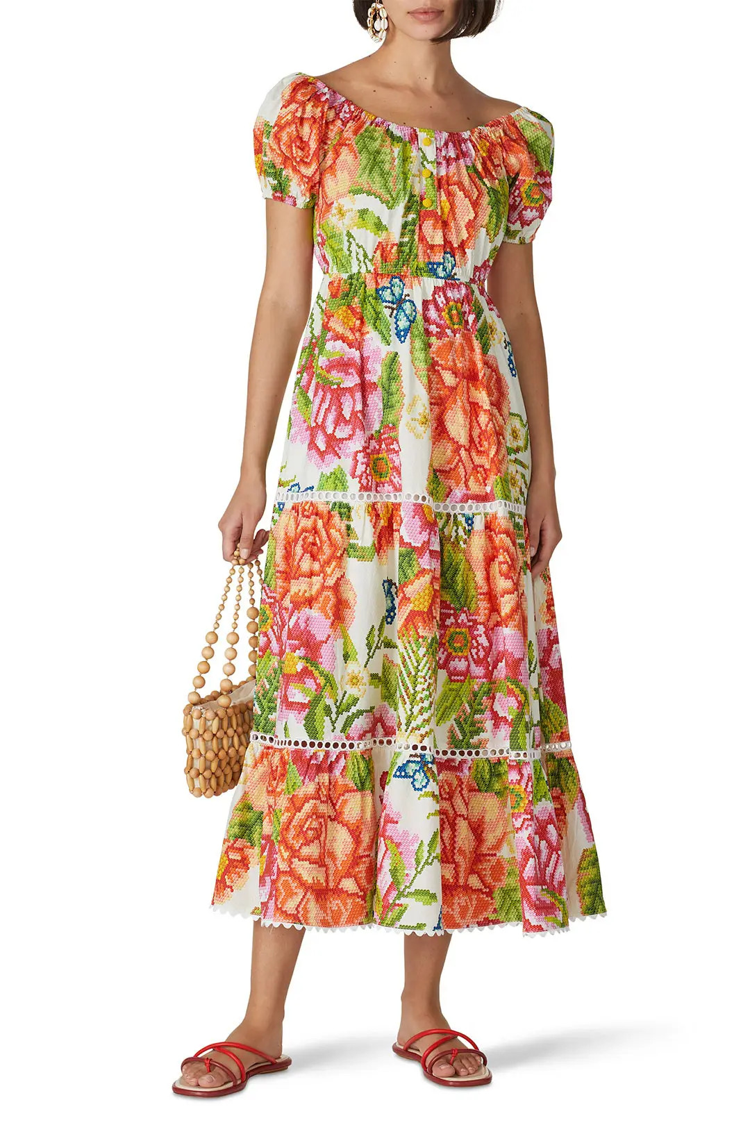 FARM Rio Vintage Floral Maxi | Rent The Runway