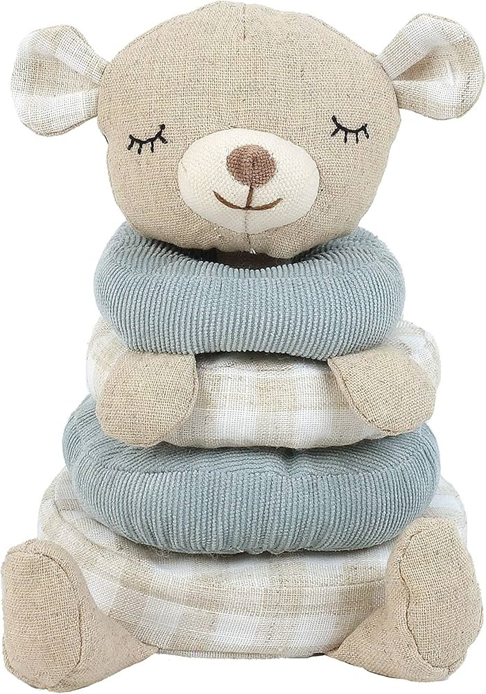 MON AMI Petit Bear Stacking Toy for Babies - Stacking Rings Stuffed Toy for Toddlers - Early Deve... | Amazon (US)