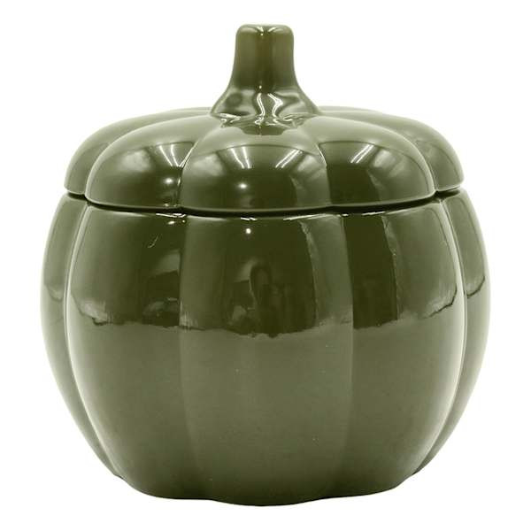 Heirloom Harvest Scented Pumpkin Candle, 6Oz, Green, Wax, sold by At Home | At Home