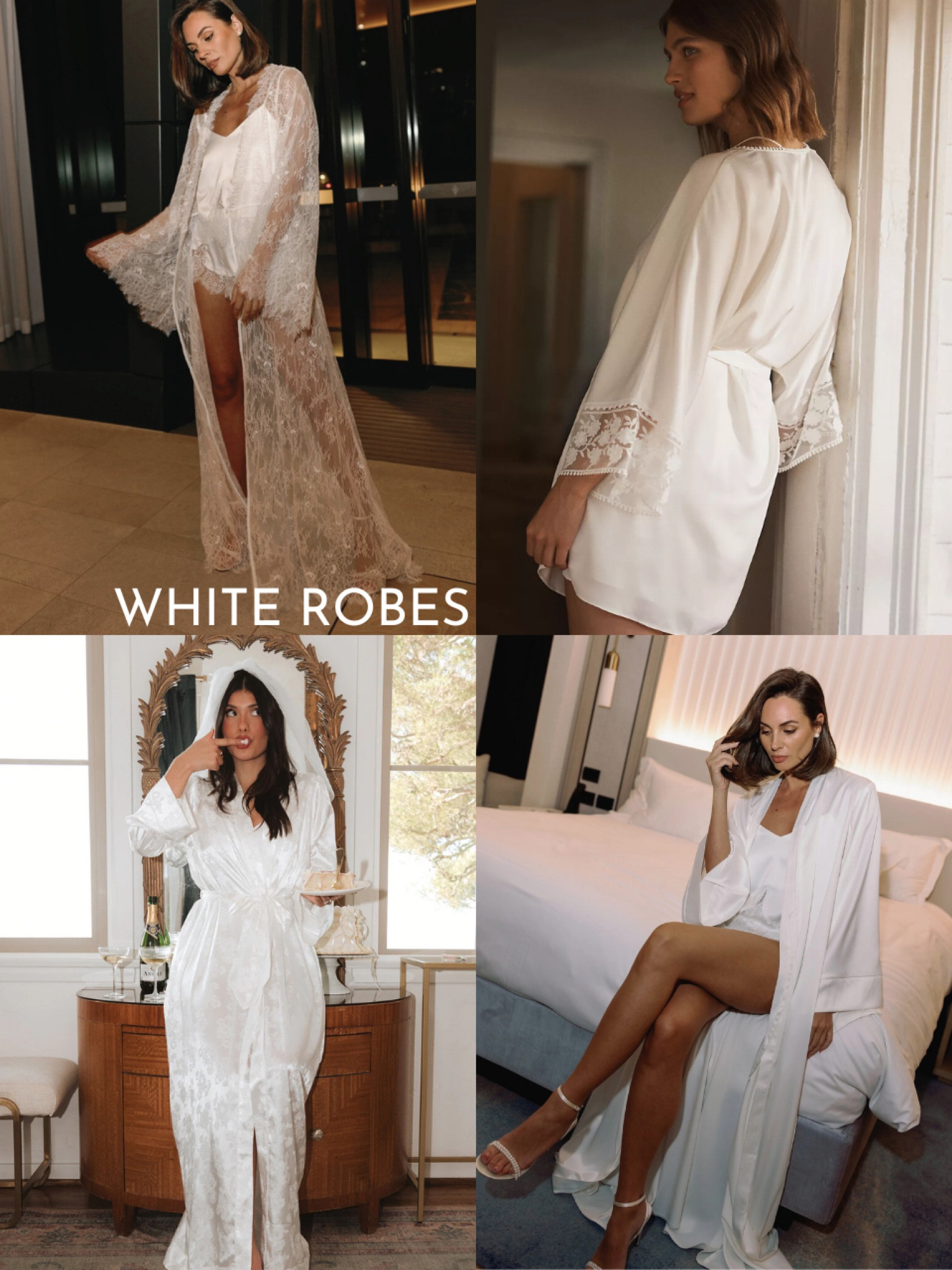 Say hello to the cutest getting-ready PJs, robes, and slippers—perfect for sipping champagne, snapping those “getting ready” wedding photos, and staying comfy all morning long 🥂✨ 