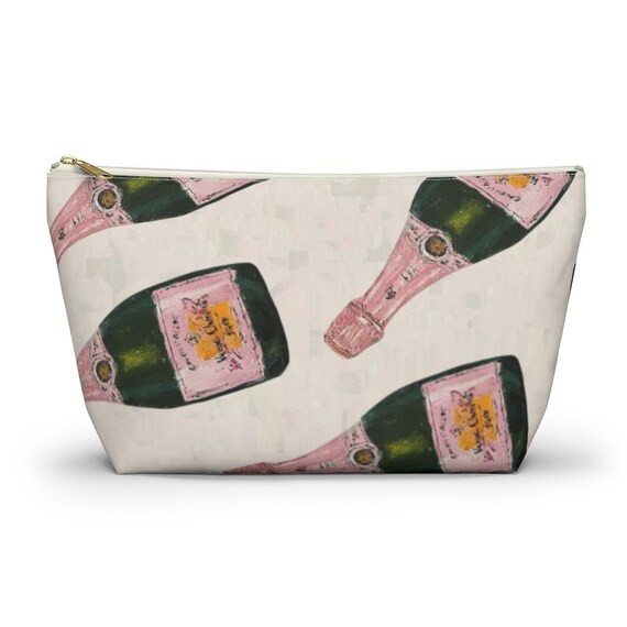 POP FIZZ CLINK Veuve Accessory Pouch w T-bottom, gift for bridal party, for bridesmaid, maid of h... | Etsy (US)