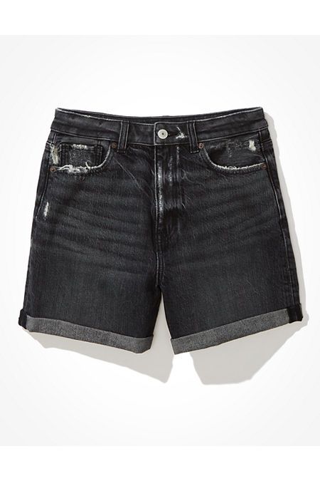 AE Denim Baggy Mom Shorts | American Eagle Outfitters (US & CA)