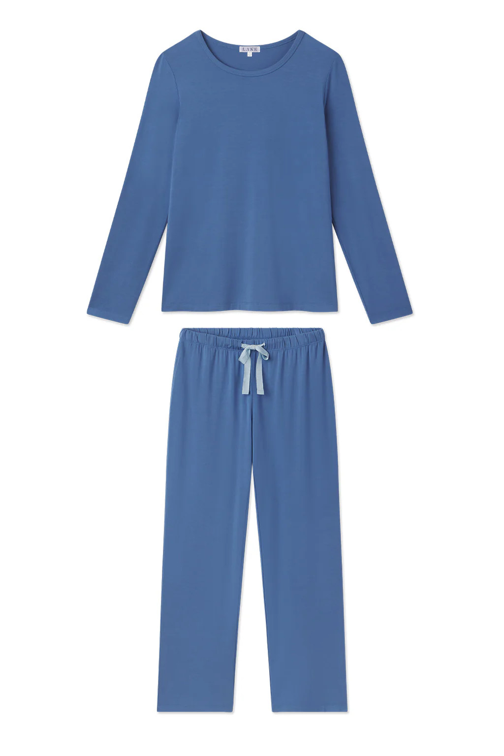 DreamModal Ribbon Long-Long Set in Seaport | Lake Pajamas