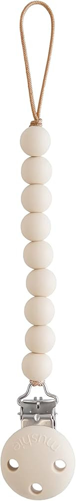 mushie 100% Silicone Baby Pacifier Clip BPA Free | Hera (Shifting Sand) | Amazon (US)