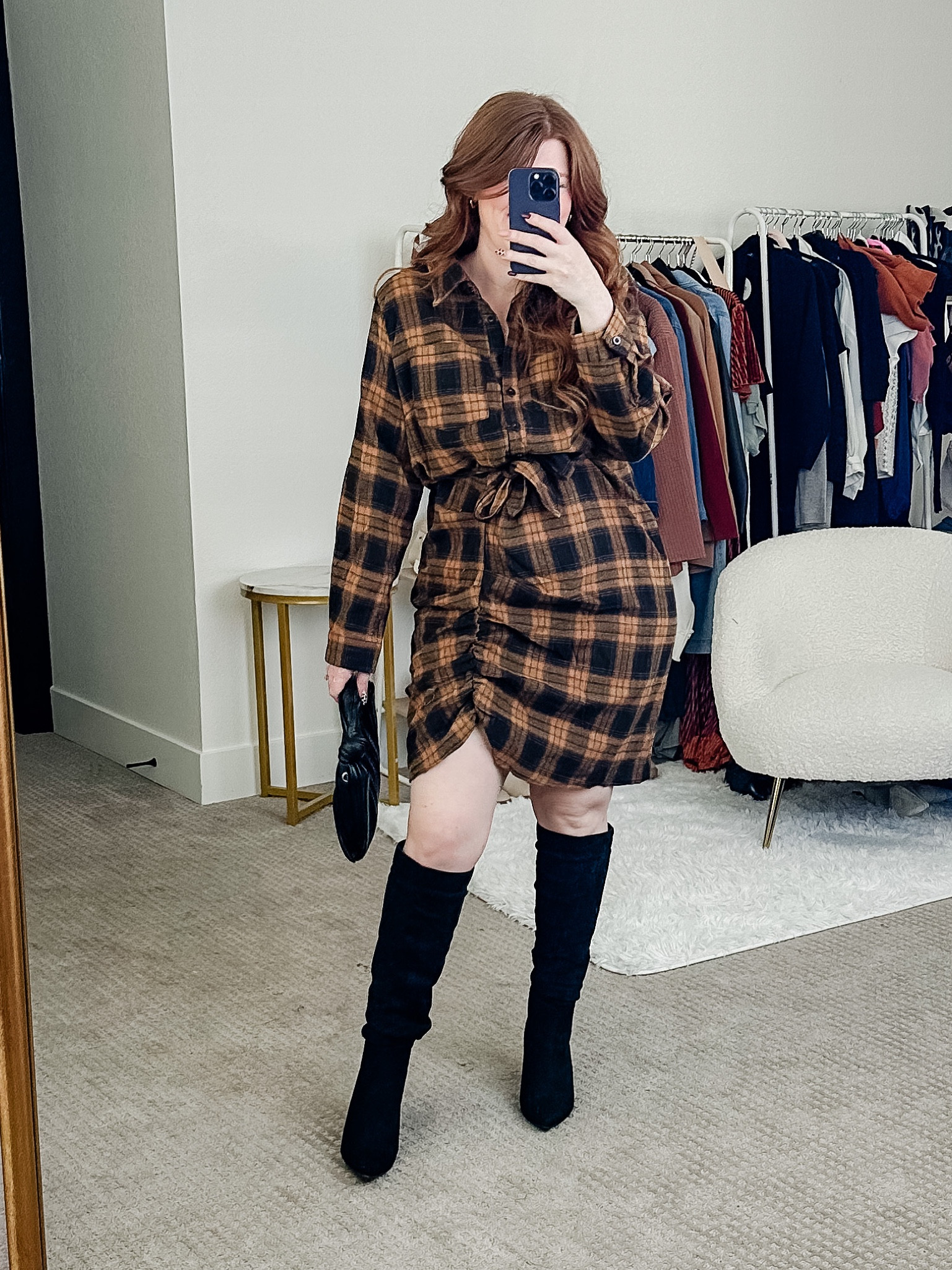 Fall outfit from amazon. I love this plaid dress with boots! 

Date night outfit. 

#LTKmidsize #LTKfindsunder50 #LTKSeasonal